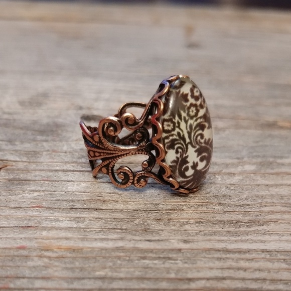 🚫not for sale🚫Floral Filigree Ring - Picture 6 of 8